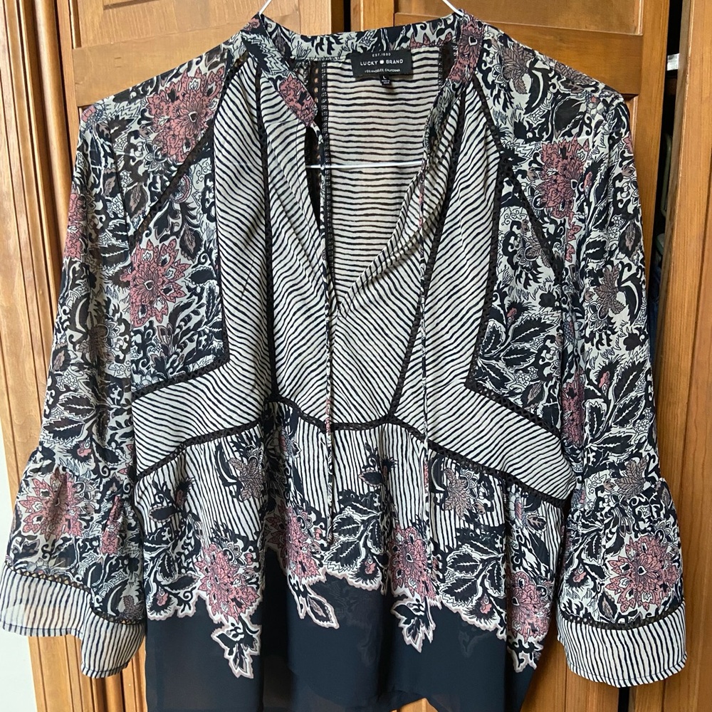 Lucky Brand boho style top.